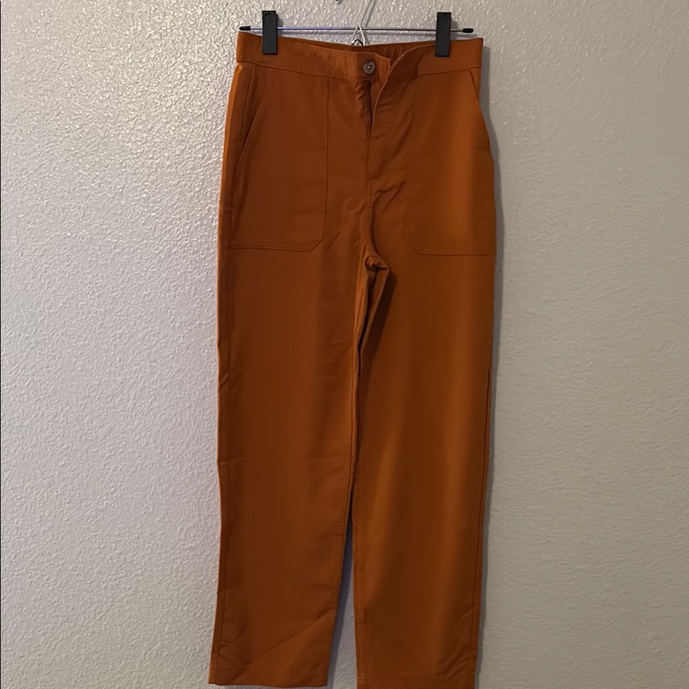 Women’s orange chinos
